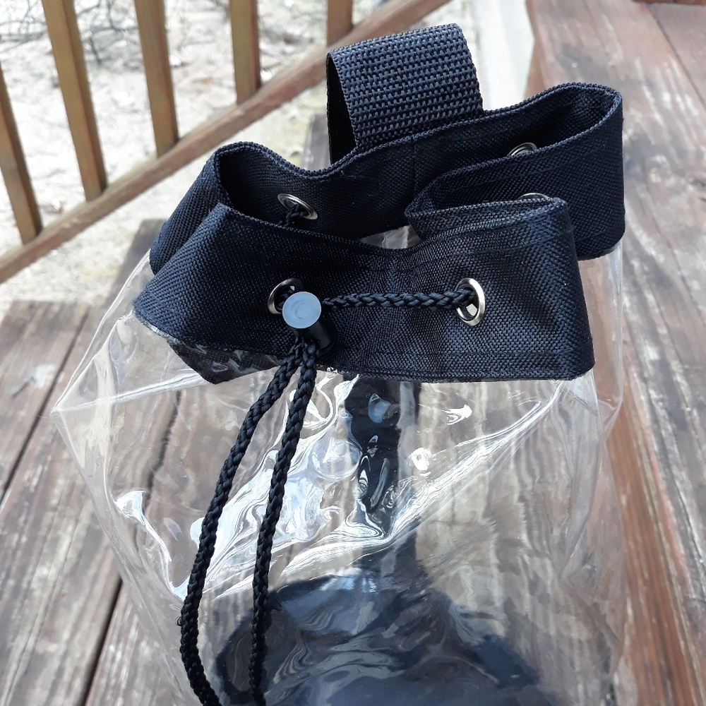 Clear Shoulder Bag With Drawstring - image 1